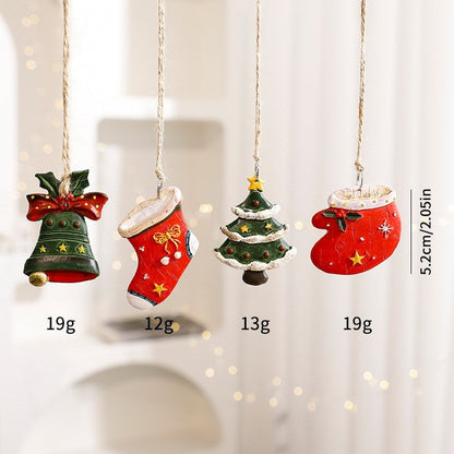 Christmas Wooden Candle Decorations
