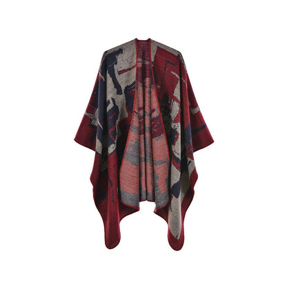 Imitation Cashmere Jacquard Shawl Scarf