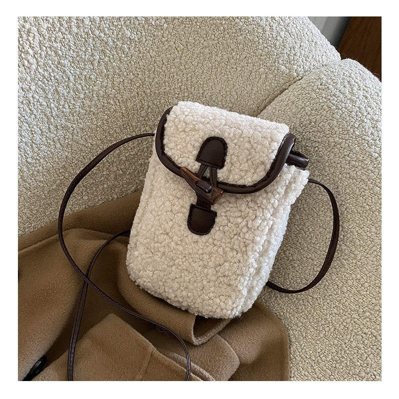 Casual Plain Anti-Stress One Shoulder Thick Square Bag