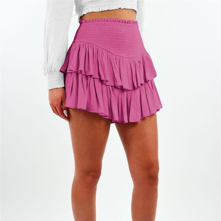Pink Pleated Skirt