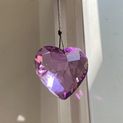 Simple Love Crystal Suncatcher Hangings