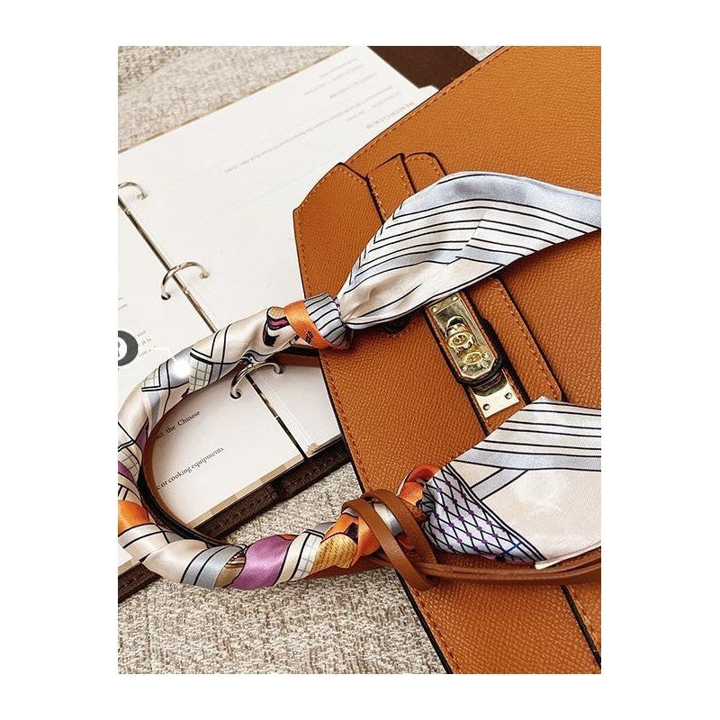 Muticolor Single-Shoulder Crossbody Square Kelly Bag