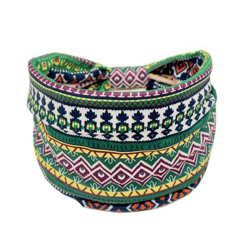 Printed Knot Elastic Headband