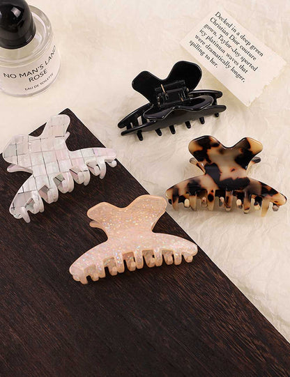 Elegant Iridescent Acetate Small Hair Claw