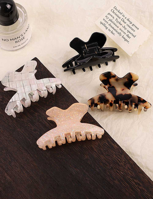 Elegant Iridescent Acetate Small Hair Claw