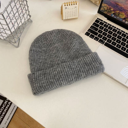 Solid Color Knit Beanie