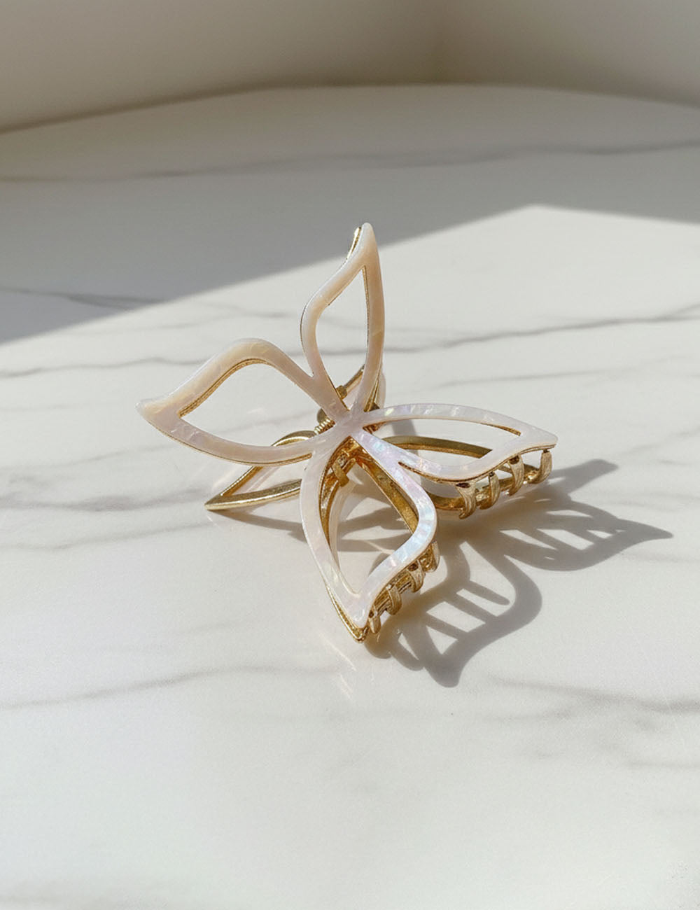 Elegant Hollow Butterfly Alloy Hair Claw