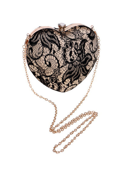 Heart-shaped Graceful Evening Handbag