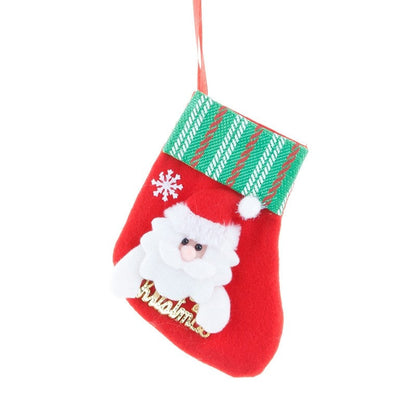 Christmas Socks Gift Bag Small Christmas Socks Pendant Christmas Tree Pendant