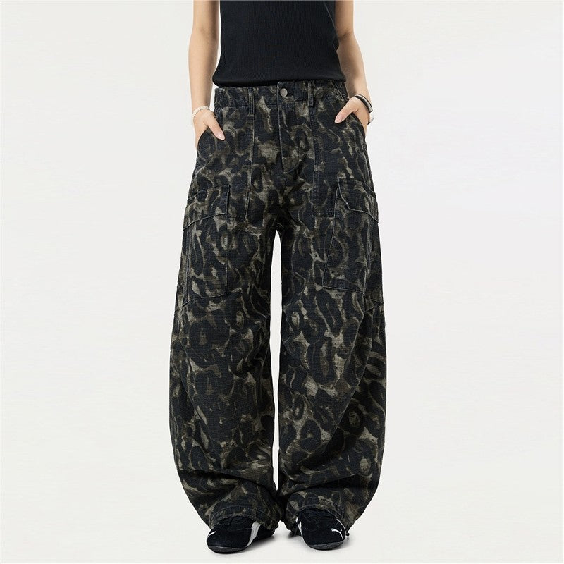 Loose Wide Leg Cargo Pants