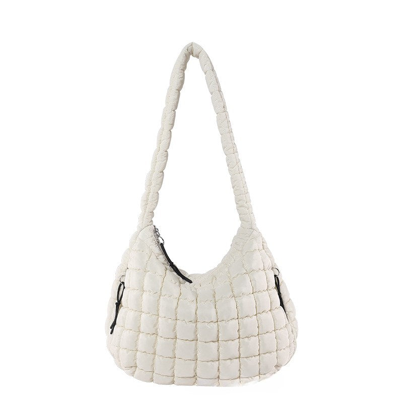 Solid Color Cloud Bag Large Capacity Shoulder Bag