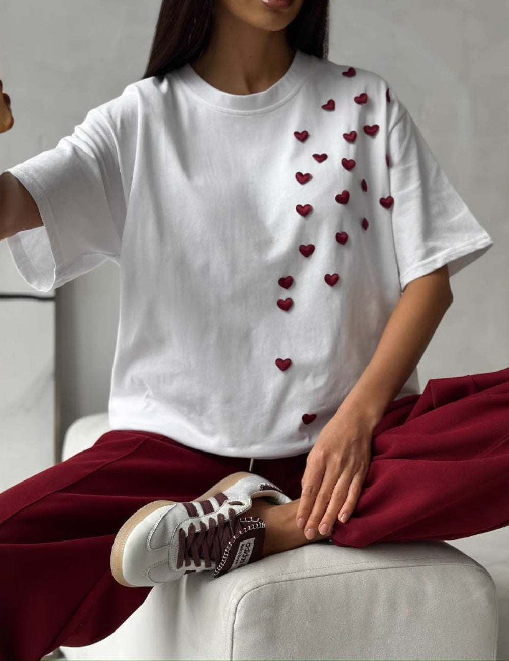 Love Decor Simple Loose Short Sleeves Top