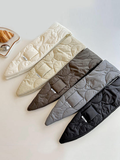 Keep Warm Solid Color Velvet Scarf