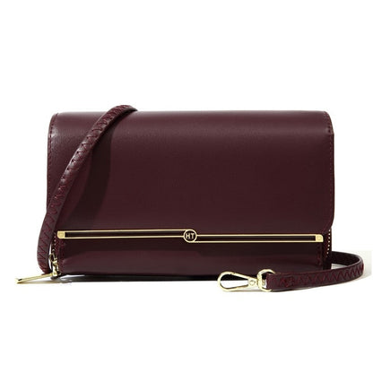 Solid Color Simple One Shoulder Crossbody Bag