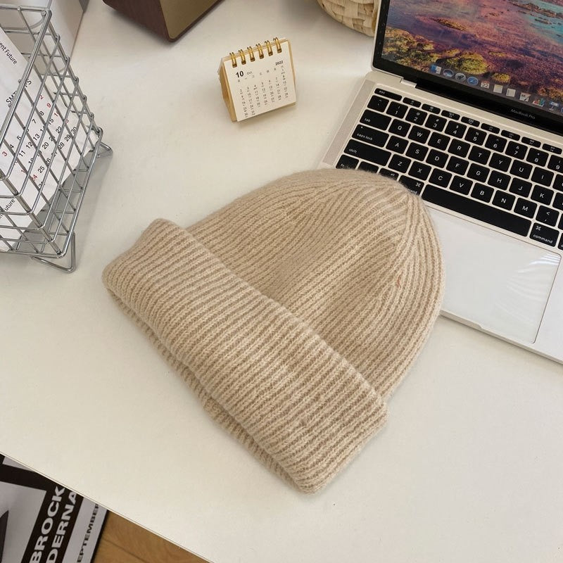 Solid Color Knit Beanie
