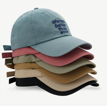 Sweet Letter Embroidered Baseball Caps