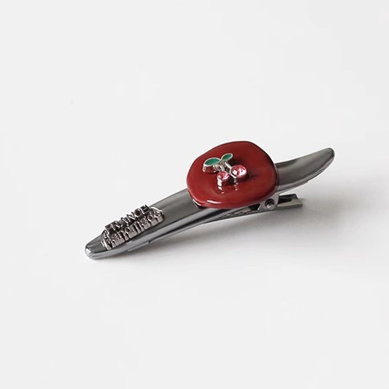 Cute Red Cherry Metal Hair Clip