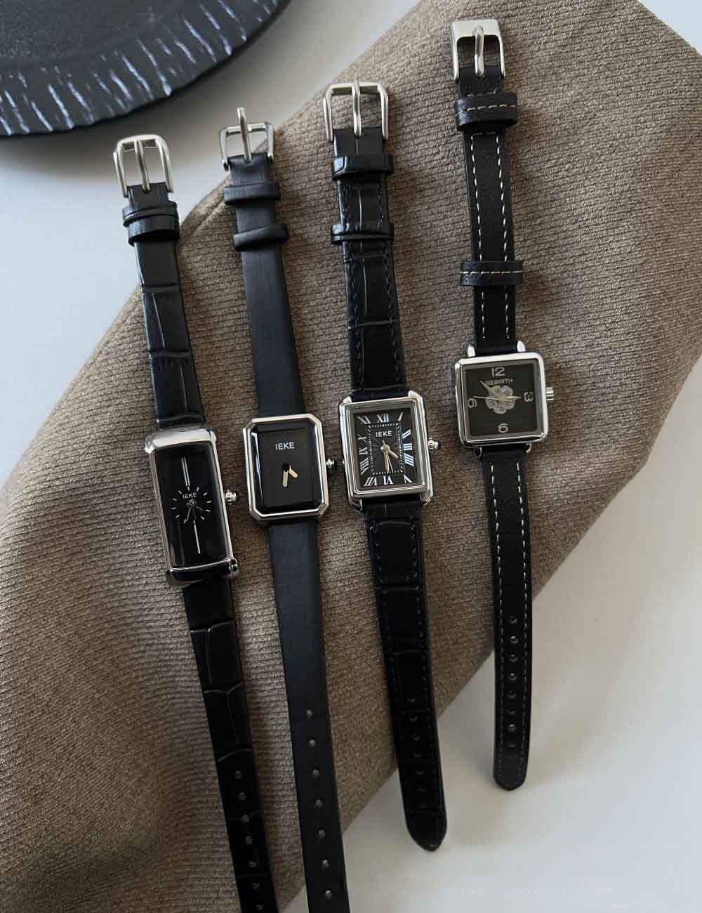 Minimalist Square Roman Dial Quartz Watch