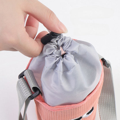Cute Eyes Drawstring Organizer Shoulder Bag
