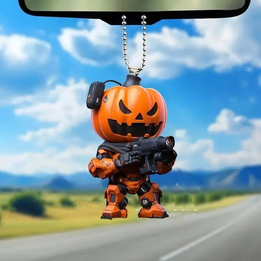 Halloween Pumpkin Man Pendant