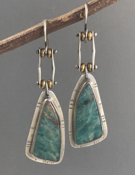 Vintage Geometric Irregular Dangle Earrings