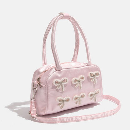 Cute Bow Rhinestone Shoulder Bag