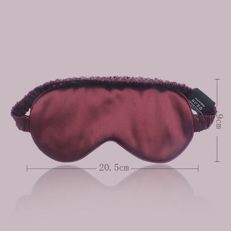 Soft Solid Color Mulberry Silk Eye Mask