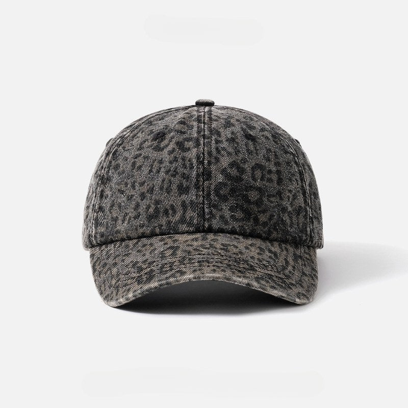 Leopard Print Street Casual Baseball Caps