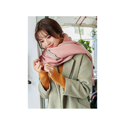 Both-side Warm Tasseled Super Long Scarf