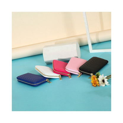 6-Piece Solid Color Embossed Handbag Set