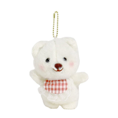 Cute Cartoon Plush Toy Beaded Chain Pendant