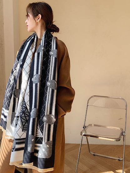 Original Warm Print Shawl&Scarf