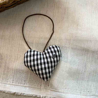 Cute Color Block Heart Keychain Bag Charm