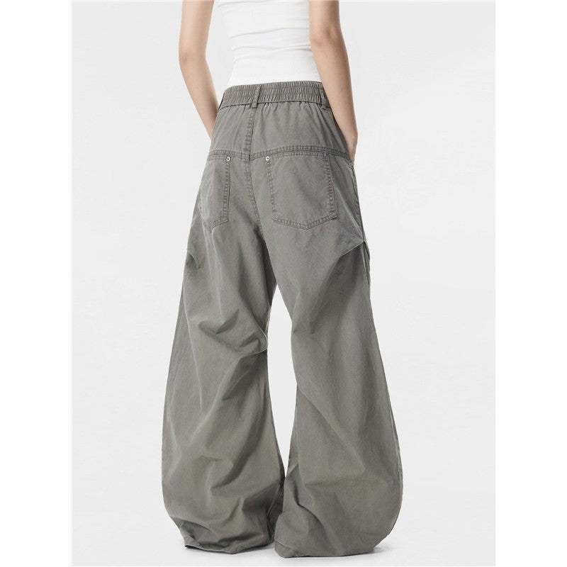 Loose Wide Leg Cargo Pants