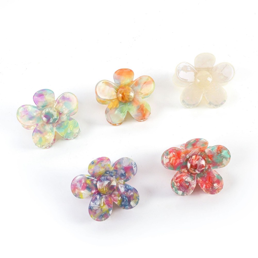 Elegant Floral Accessory Acetate Hair Claw