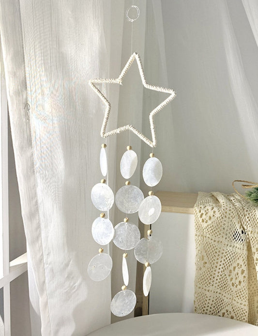 2+Simple Star Shell Suncatcher Hangings