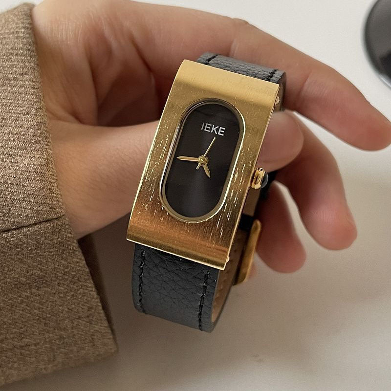 Vintge Geometric Dail Wrist Watch