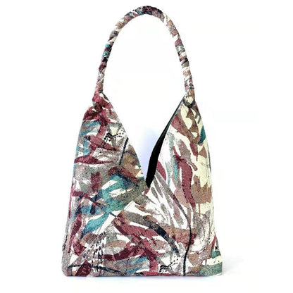 Tie Dye Embroidered Shoulder Bag