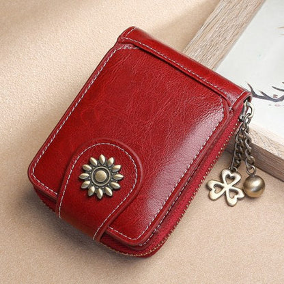 Vintage Mini Leather Card Cases Wallets