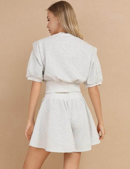 Round Neck Tops and Shorts