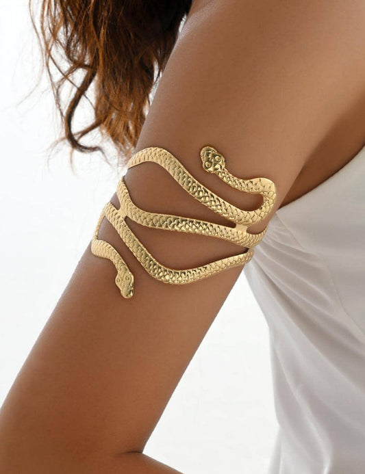 Vintage Punk Snake Wrap Arm Cuff