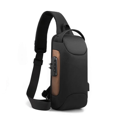 Men's USB Charging Anti-Theft Crossbody Bag