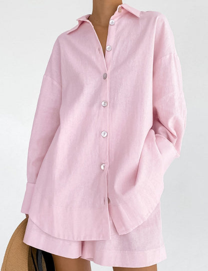 Solid Color Loose Simple Homewear Sets