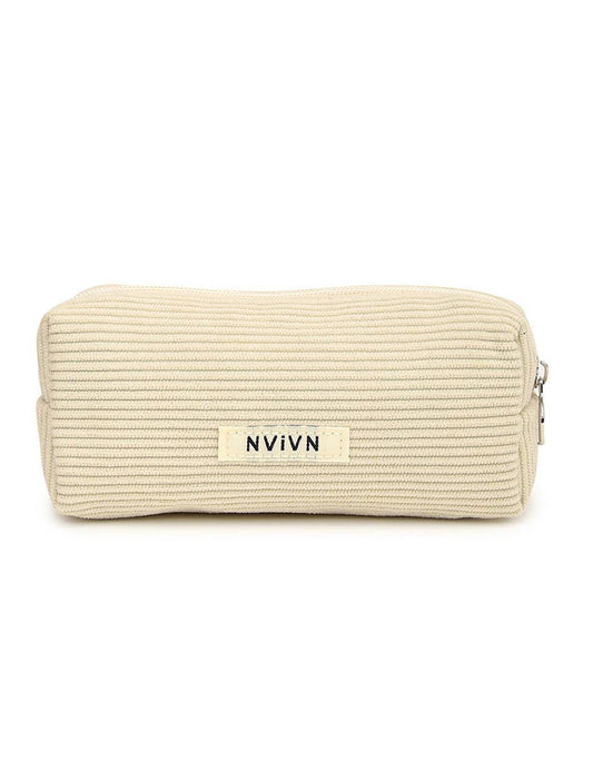 Vintage Corduroy Large Capacity Pencil Case