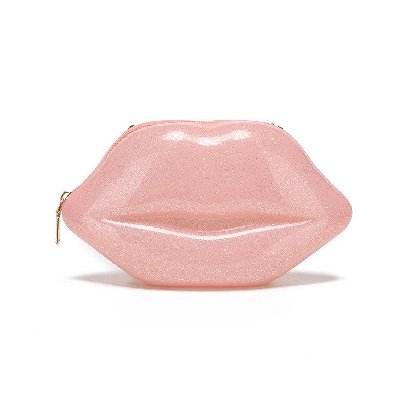Mini Cute Jelly Sexy Lip Chain Crossbody Bag