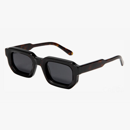 Retro Square Wide Polarized Sunglasses