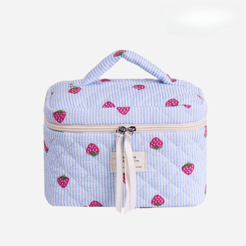 Candy Color Sweet Large Capacity Make Up Bag