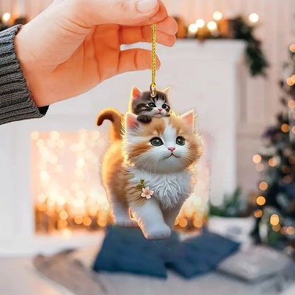 Large Cat Small Cat Car Backrest