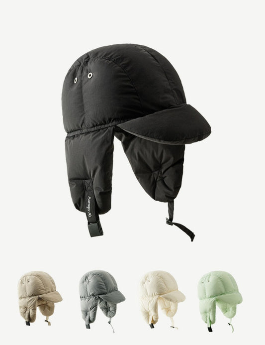 Solid Color Cute Outdoor Padded Hat
