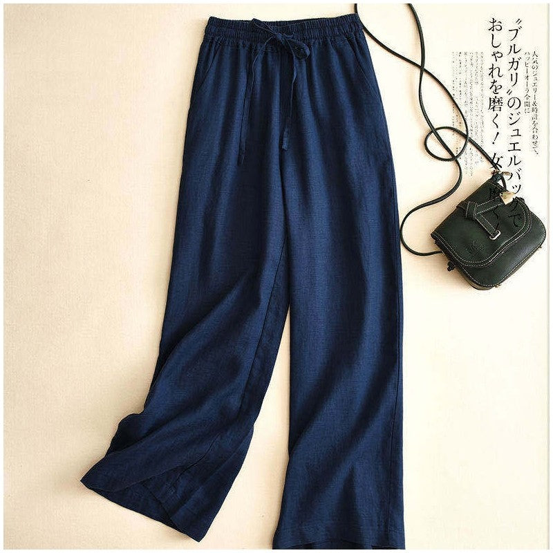 Drawstring Straight Leg Baggy Pants